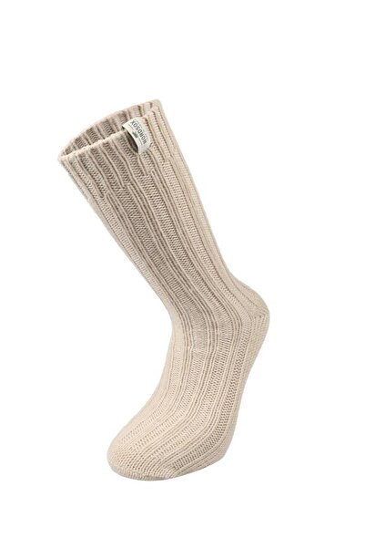 Bolero Men's Alpaca Wool Winter Socks Beige
