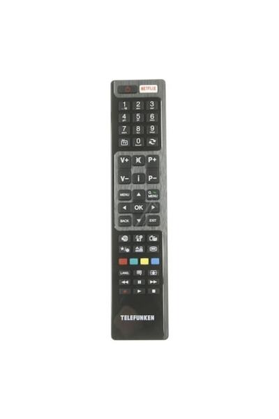 Telefunken LCD/LED Remote with NETFLIX RC-4848, Black