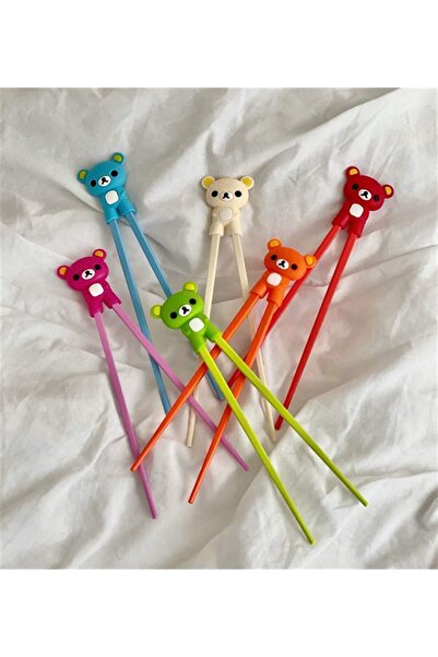 Hype Store Renkli Chopstick Ve Chopstick Öğrenme Aparatı Kırmızı