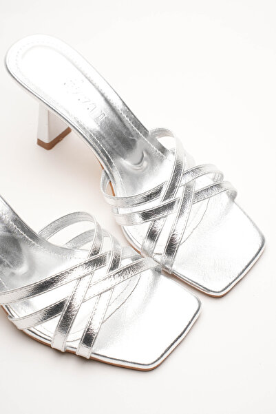 Lizzu Women's Strappy Design Heeled Slippers Core