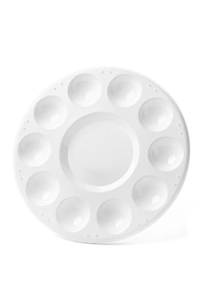 Generic Round plastic color mixing palette