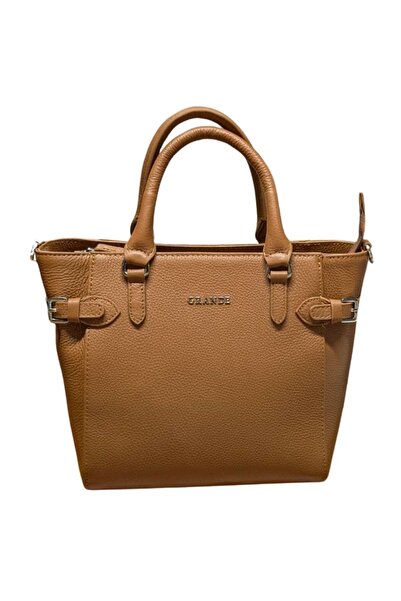 Grande - 9001 | Hakiki Deri Kadın El ve Omuz Çantası