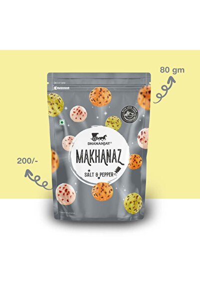 Dhananjay Foods Salt N Pepper Makhana