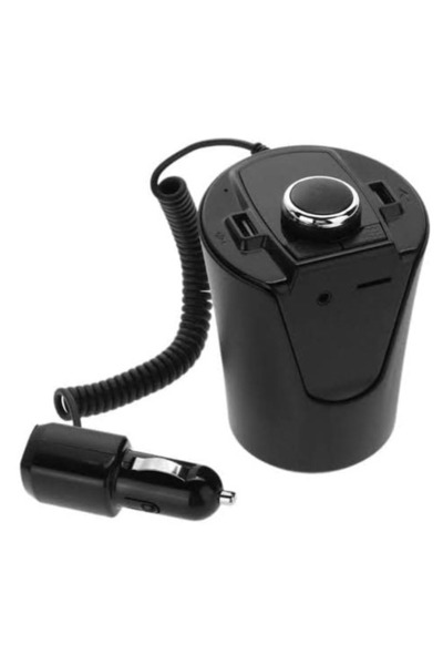 Ruan Multifunctional Kit BX6 BX7 FM Bluetooth function with 2 USB ports TF CARD Slot AUX Black