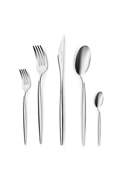 Hype Store Lisbon Platinum 12 Person 60 Piece Cutlery Set
