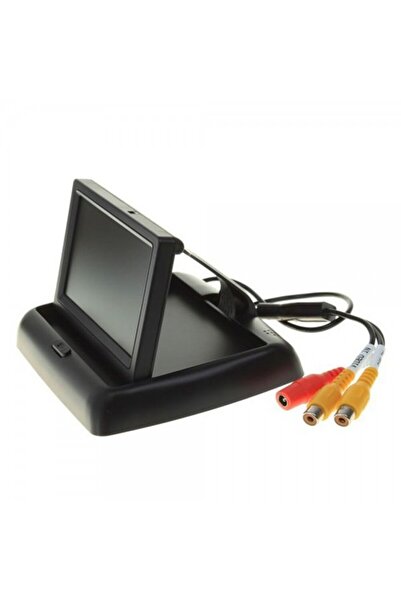 Ruan License plate holder set with reversing camera and foldable TFT monitor