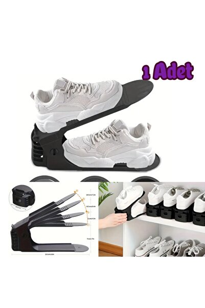 RED KİTCHEN 1 ADET Ayarlanabilir Ayakkabı Rampası - Dolap İçi Ayakkabı Düzenl...