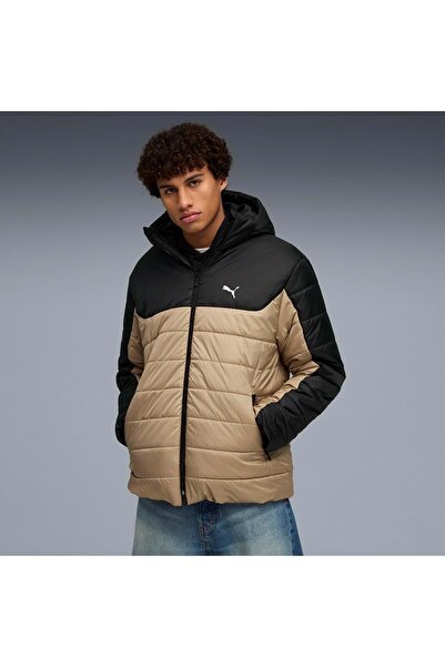 Puma Ess Hooded Padded Jacket 685211 Men's Coat Sand
