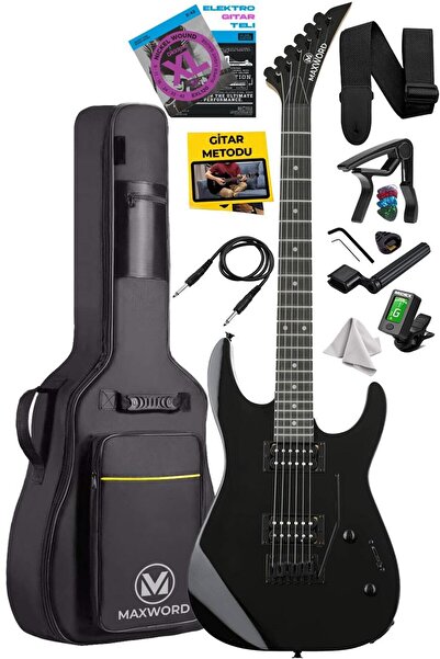 Hype Store GRX-300-BAG Profesyonel Elektro Gitar Seti Akçaağaç Humbucker-Humb...