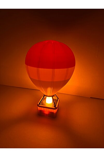 Vaggolab Led Işıklı Balon Dekoru Masa Lambası Gece lambası 16cm