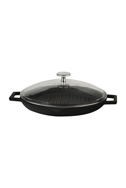 Hype Store Casting Grill Tva with Glass Lid, 26 cm