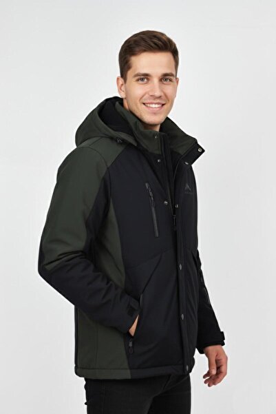 DYNAMO Erkek Kapüşonlu Spor Mont Regular Fit 3016 BGL-ST04904