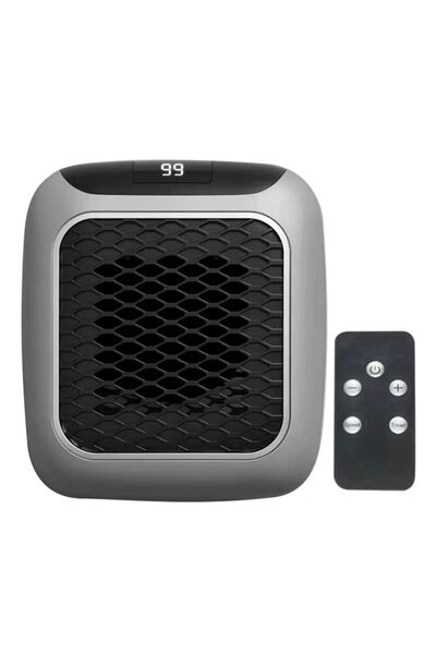 Hype Store Ayarlanabilir Termostatlı ve Zamanlayıcılı enerji tasarruflu 800 W mini fanlı ısıtıcı priz anında ıs
