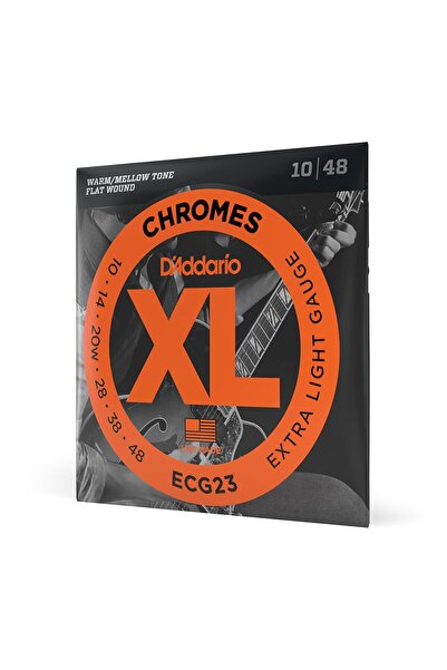 Hype Store مجموعة أوتار الجيتار الكهربائي D'Addario Ecg23، كروم، مقياس خفيف ل...