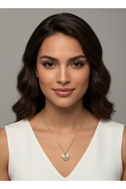 stainless steell Alya anka kuşu desenli paslanmaz çelik kolye