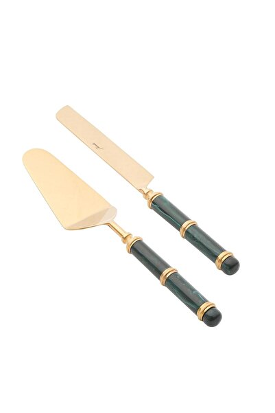 Hype Store Oro 2-Piece Cake Serving Set