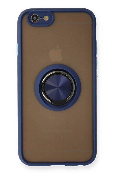 NewFace Drnds iPhone 6 Case Montreal Ringed Silicone Cover (10619) - Navy Blue