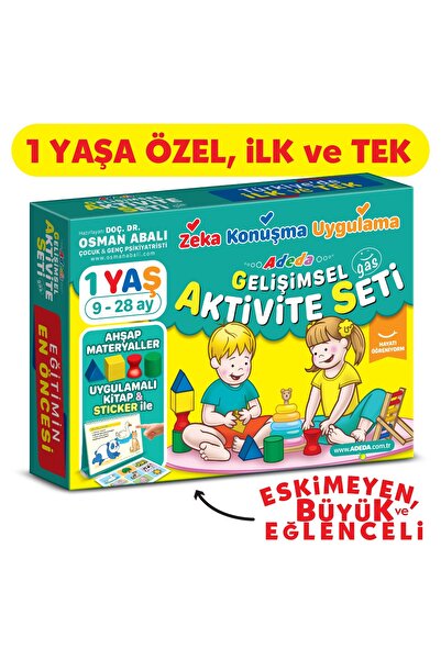 Adeda Yayınları 1 Yaş Gelişimsel Aktivite Seti
