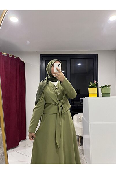 peri masalı boutique PREMİUM DÜĞMELİ CEKET ETEK TAKIM