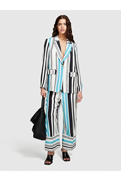 Sisley Regular Fit Blue Women's Jacket 2Vjdlw024