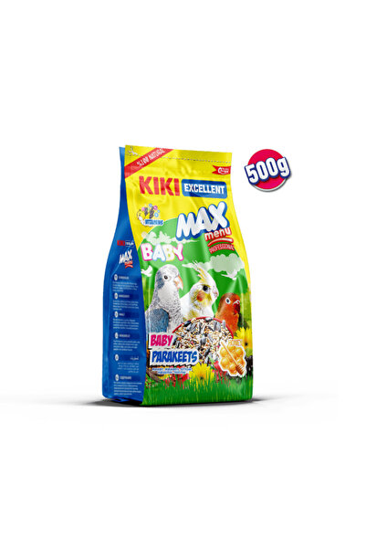 Kiki Excellent Kuş Max Menu Baby Paraket – Yavru Paraket Kuşu Yemi 500gr