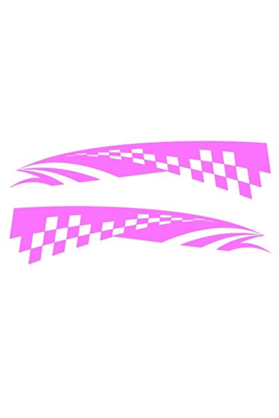 Oracal 651 Set 2 Stickere auto, 50x11cm, roz