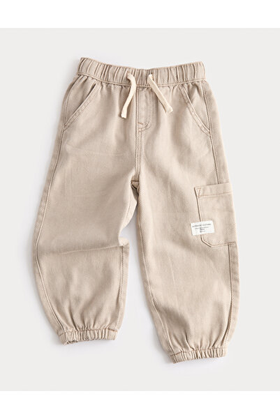 Marks & Spencer Relaxed Denim Kargo Jean (2-8 Yaş)