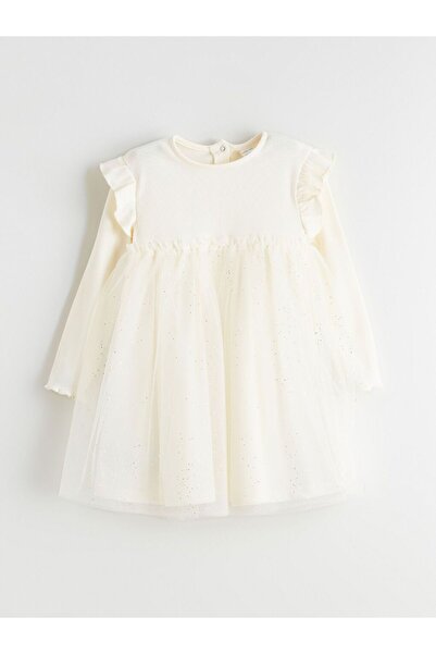 LC Waikiki Lcw Baby Crew Neck Baby Girl Princess Dress