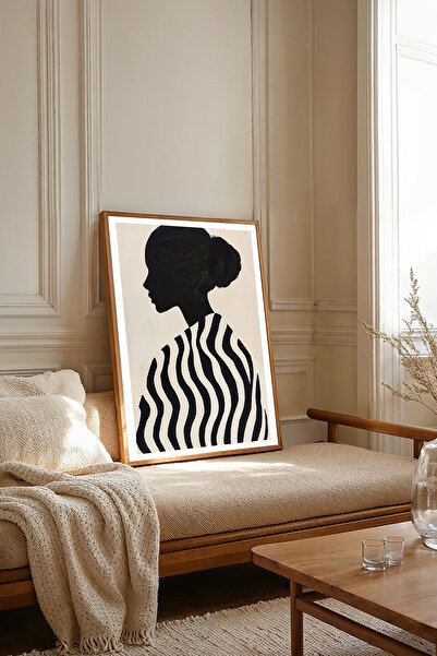 Dekorsiahome Τραπέζι σαλονιού κουζίνας με ξύλινο πλαίσιο μονοκόμματο TK1842