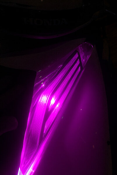 MotoFolyocum Honda Spacy Alpha 110 Far Folyo Filmi Mor 2015-2020 Model Uyumlu...