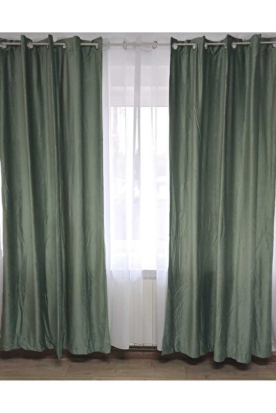 OEM FRENCH VELVET DRAPERY WITH READY-MADE RINGS 150X250CM-2 PIECES