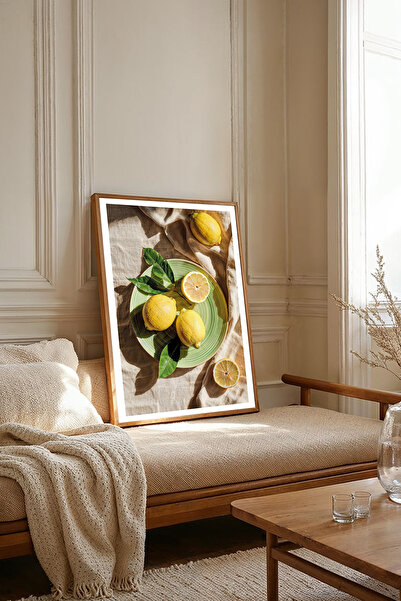 Dekorsiahome Masa dintr-o bucată cu cadru din lemn pentru sufragerie, sufrage...