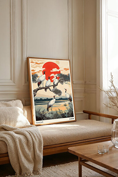 Dekorsiahome Tek Parça Ahşap Çerçeveli Oturma Odası Salon Mutfak Tablosu TK1846