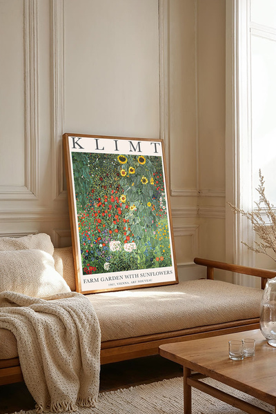 Dekorsiahome Tek Parça Ahşap Çerçeveli Oturma Odası Salon Mutfak Tablosu TK1886