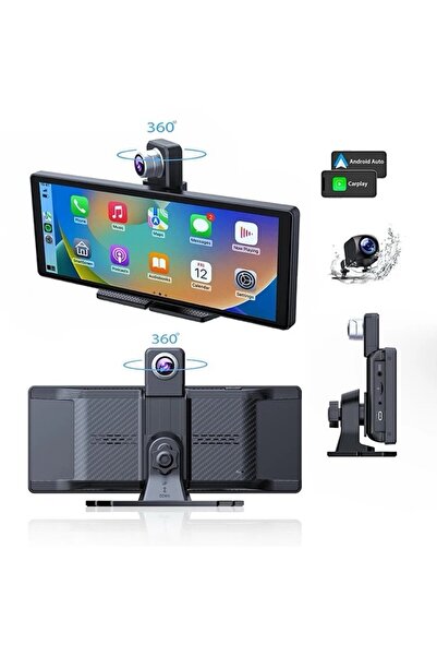 ProDrivers 4K Car Navigation with CarPlay and Android Auto - Camera, WiFi, AHD and AUX, 10.26" screen