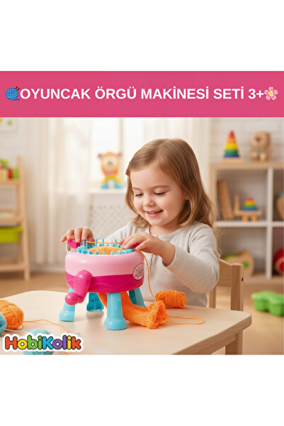 Art Tone 🧶🎀 OYUNCAK ÖRGÜ MAKİNESİ SETİ 3+ 🌸💖