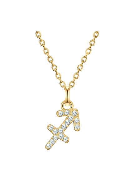 Glanzstücke München Silberhalskette Kette mit Anhänger Sterling Silber gelbgo...