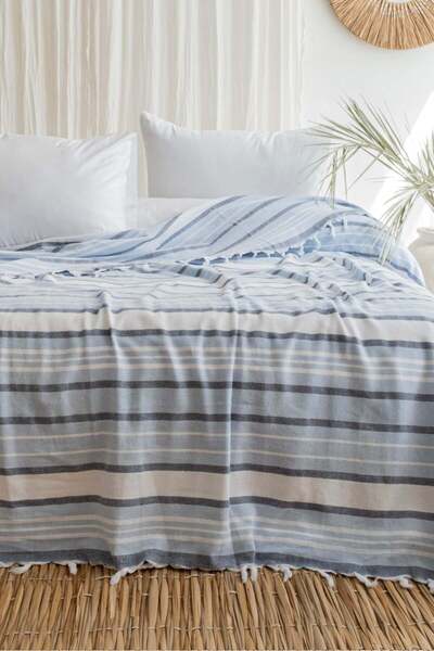 Çulha Dolce Navy Blue Double Pique