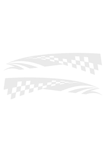 Oracal 651 Set 2 Stickere auto, 50x11cm, alb