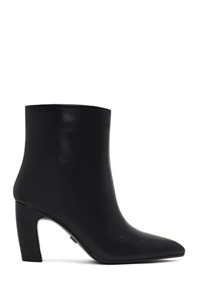 Derimod Kadın Siyah Kalın Topuklu Deri Bot 25WFD491118