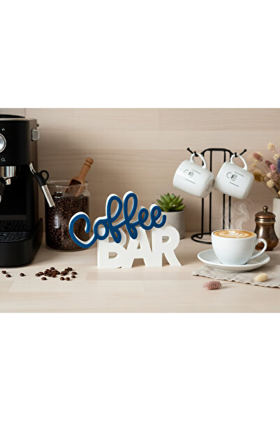 craftopya Coffee Bar Dekoratif Biblo - Kahve Köşelerine Özel Dekor