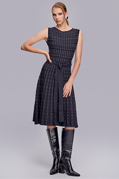 Naramaxx 61 TRİKO ELBİSE SİYAH