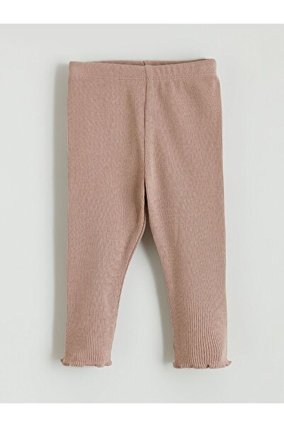 LC Waikiki LCW baby Beli Lastikli Baskılı Kız Bebek Tayt 2'li