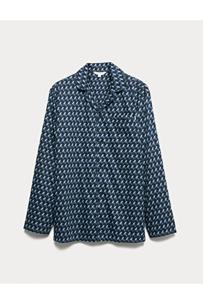 Marks & Spencer Pamuk Karışımlı Pijama Üstü