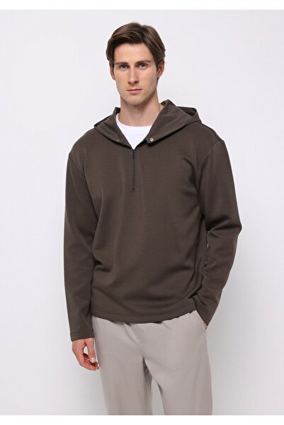 Colin's Світшот Comfort Fit Erkek Сірий