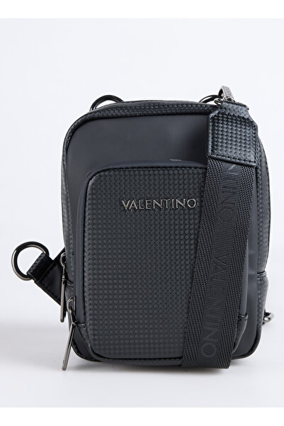 Valentino Siyah Erkek Postacı Çantası COSMOS