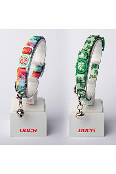 DOCA Double Cat Collar Safety Click (Safety Lock) Adjustable, Opens When Forced