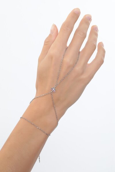 Bijuty Women's Butterfly Steel Watch - Silver Color - (with Surprise Gift)