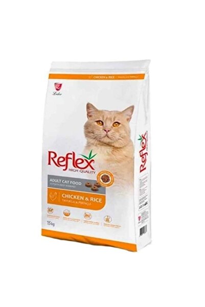 REFLEXX Adult cat food with chicken and rice, 15 kg