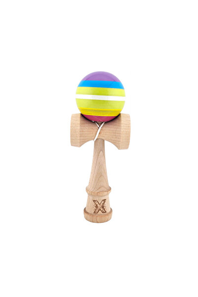 Berbis Kendama X Super Sticky Originala - Jucarie din Lemn, 18 cm, Multicolor...